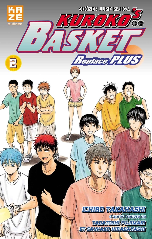 Couverture ebook de Kuroko's Basket replace plus T02, de Tadatoshi Fujimaki, Sawako Hirabayashi, Ichirô Takahashi