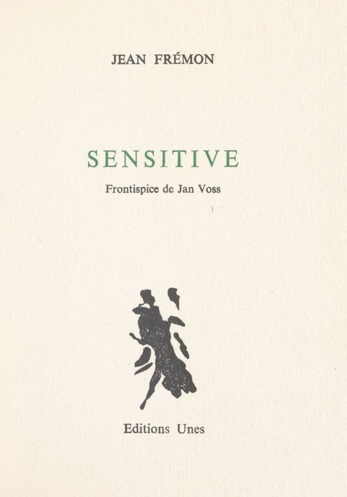 ebook cover of Sensitive, by Jean Frémon