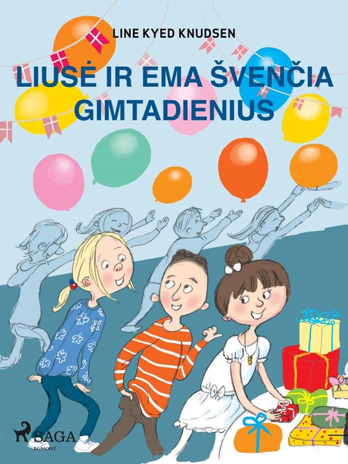 Couverture ebook de Liuse ir Ema svencia gimtadienius, de Line Kyed Knudsen