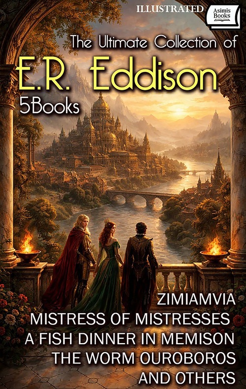 ebook cover of The Ultimate Collection of E.R. Eddison (5 Books). Illustrated, by E. R. Eddison