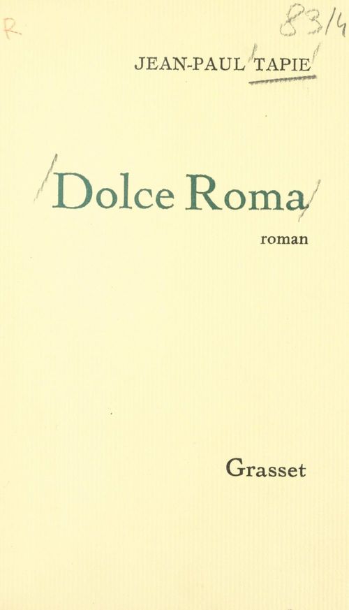 ebook cover of Dolce Roma, by Jean-paul Tapie