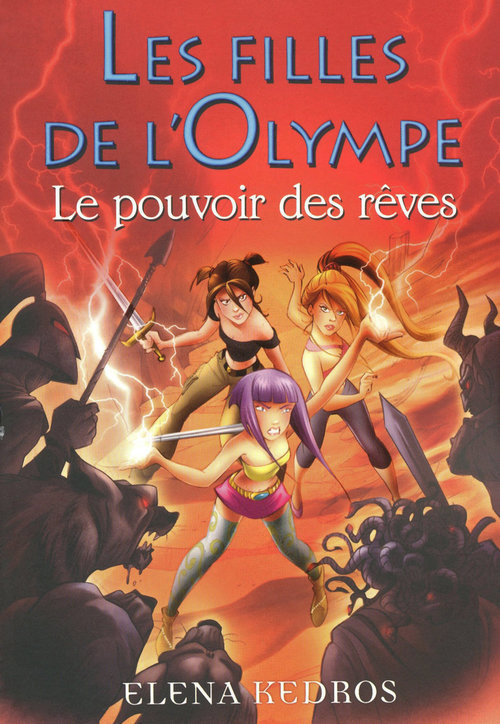 Couverture ebook de Les filles de l'Olympe - tome 2 Le pouvoir des rêves, de Elena Kedros