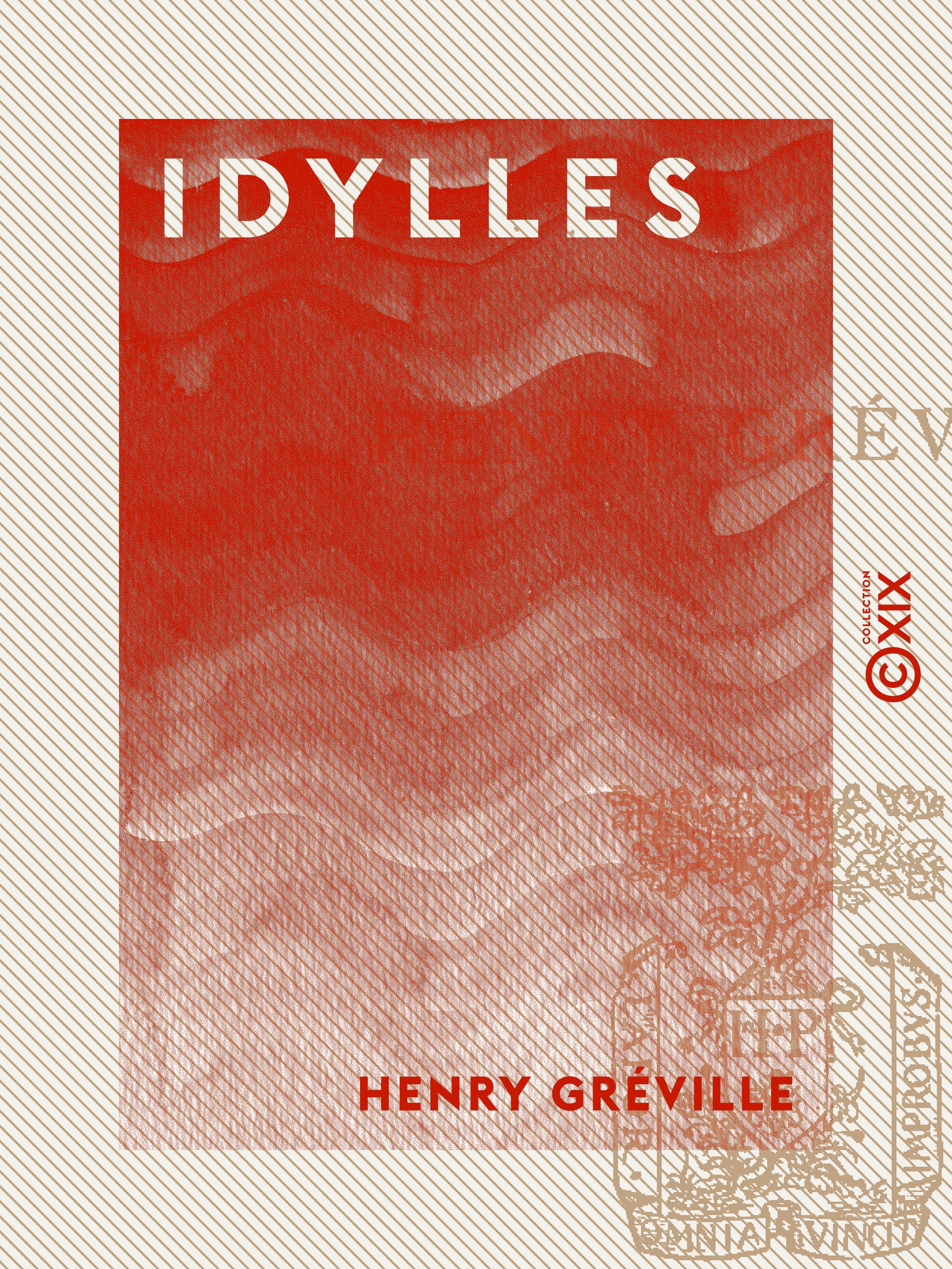ebook cover of Idylles, by Henry Greville