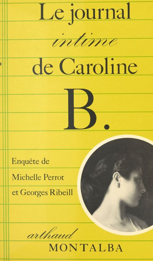Couverture ebook de Le journal intime de Caroline B., de Michelle Perrot