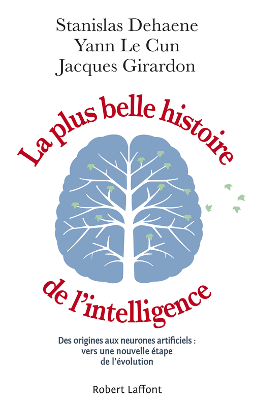 ebook cover of La Plus Belle Histoire de l'intelligence, by Stanislas Dehaene, Jacques Girardon, Yann Le cun