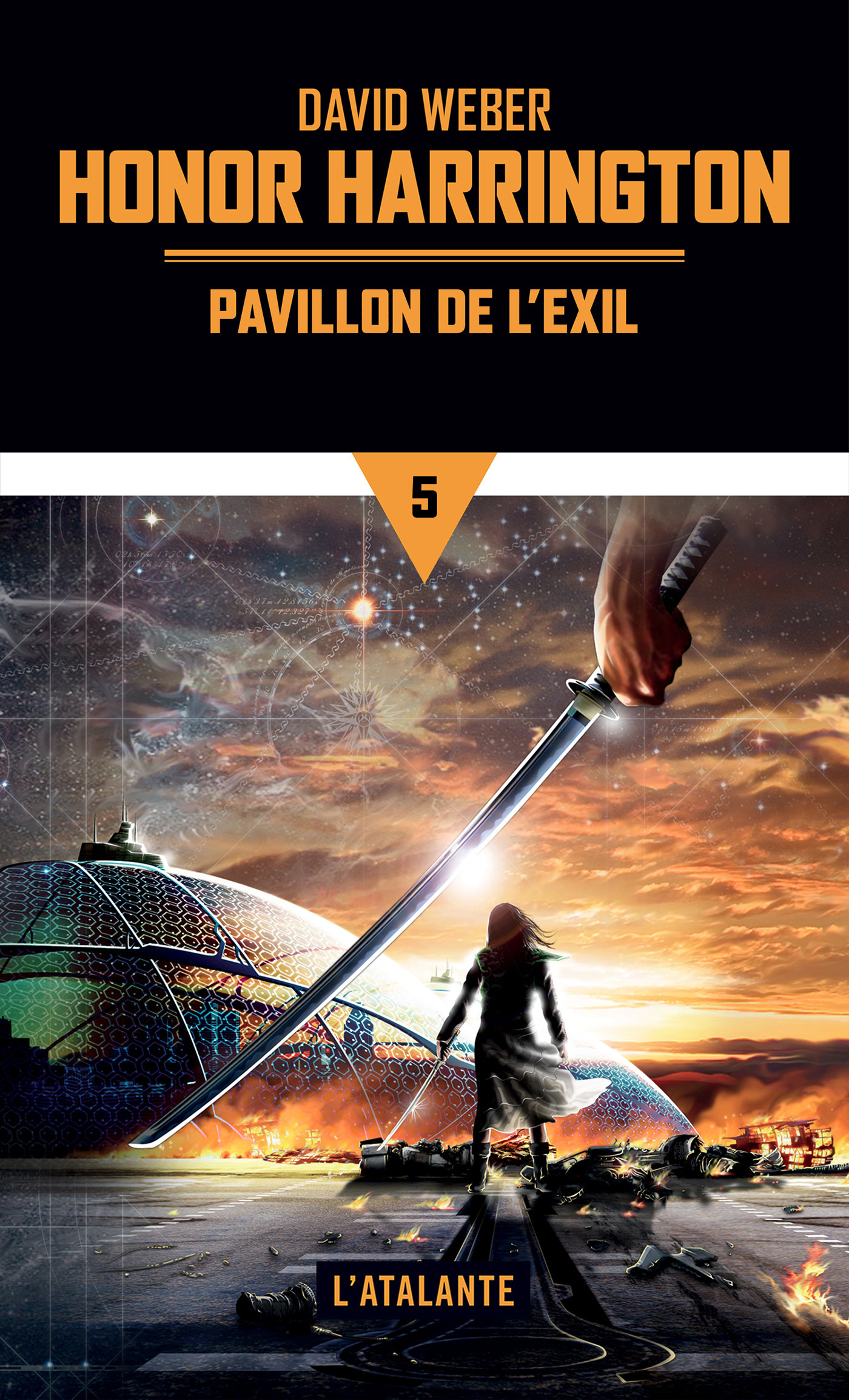 Couverture ebook de Pavillon de l'exil, de David Weber