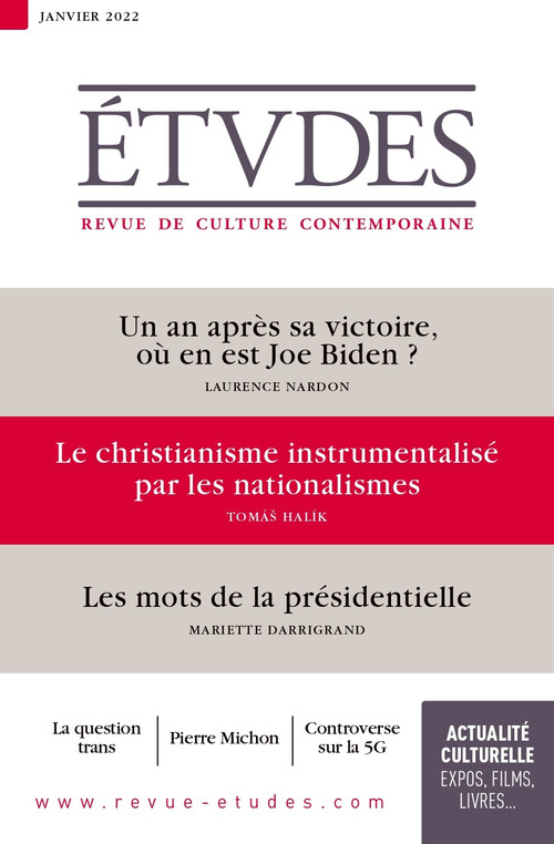 ebook cover of Revue Études 4289 - Janvier 2022, by Collectif Auteur