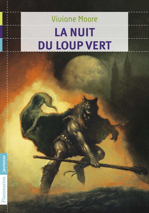 Couverture ebook de Au temps noir des fléaux (Tome 2) - La nuit du loup vert, de Viviane Moore