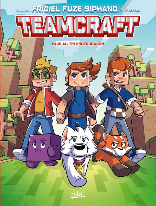Couverture ebook de Teamcraft T01 - Face au Tri Enderdragon, de Frigiel