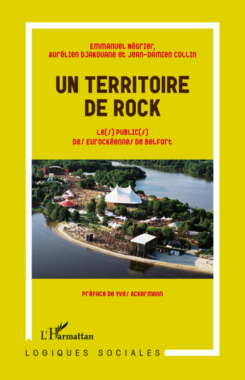 Couverture ebook de Un territoire de rock, de Jean-damien Collin, Aurélien Djakouane, Emmanuel Négrier