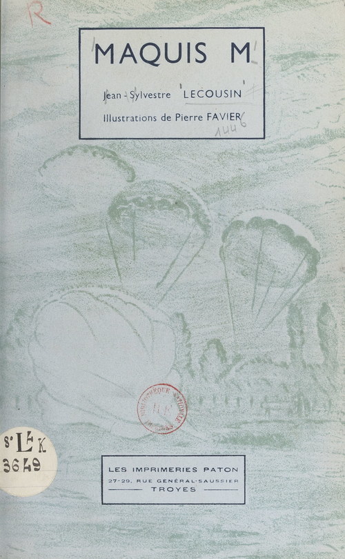 Couverture ebook de Maquis M, de Jean-Sylvestre Lecousin