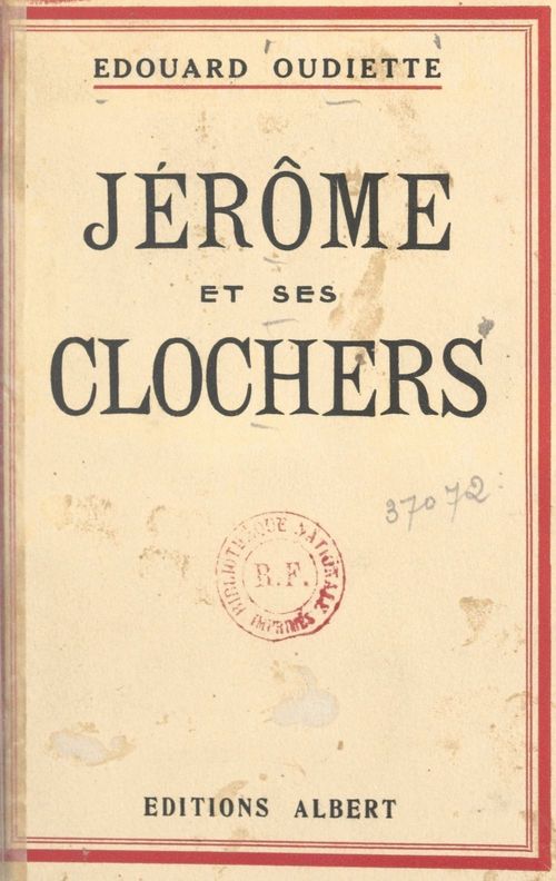 ebook cover of Jérôme et ses clochers, by Edouard Oudiette