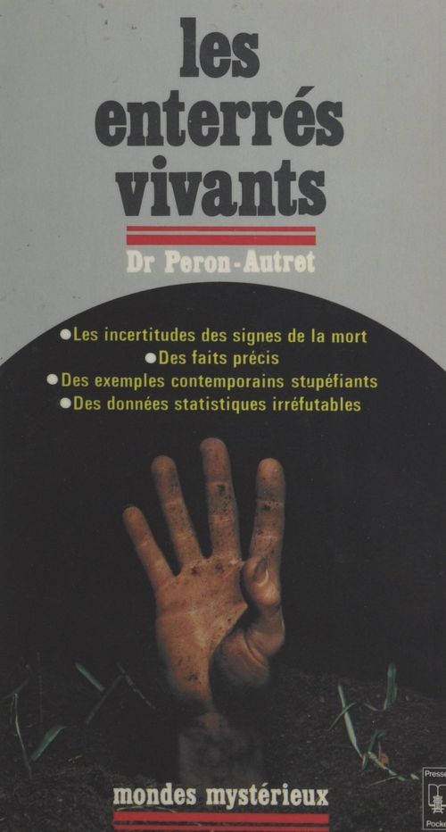 ebook cover of Les enterrés vivants, by Jean-Yves Peron-Autret