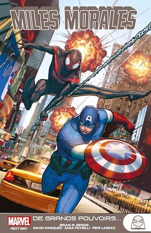 ebook cover of Miles Morales : De grands pouvoirs..., by Brian Michael Bendis