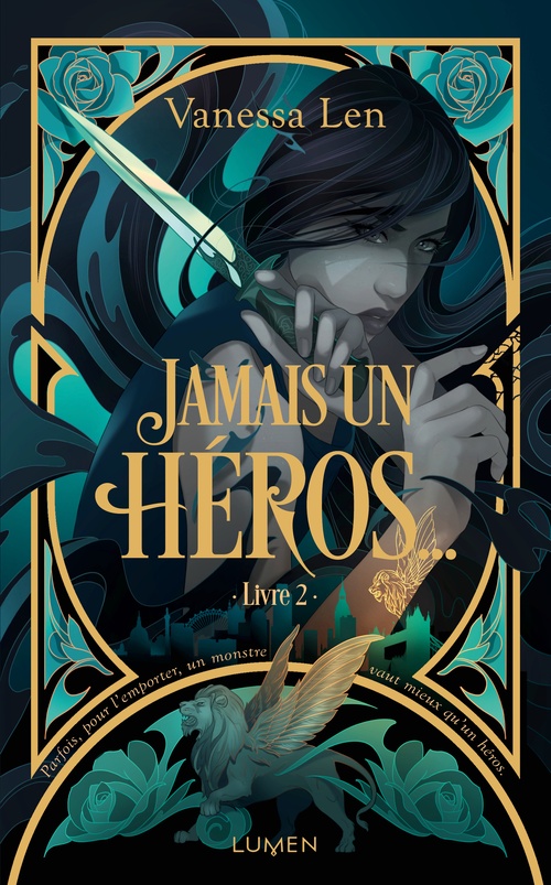 Couverture ebook de Les Monstres - Tome 2 Jamais un héros, de Vanessa Len