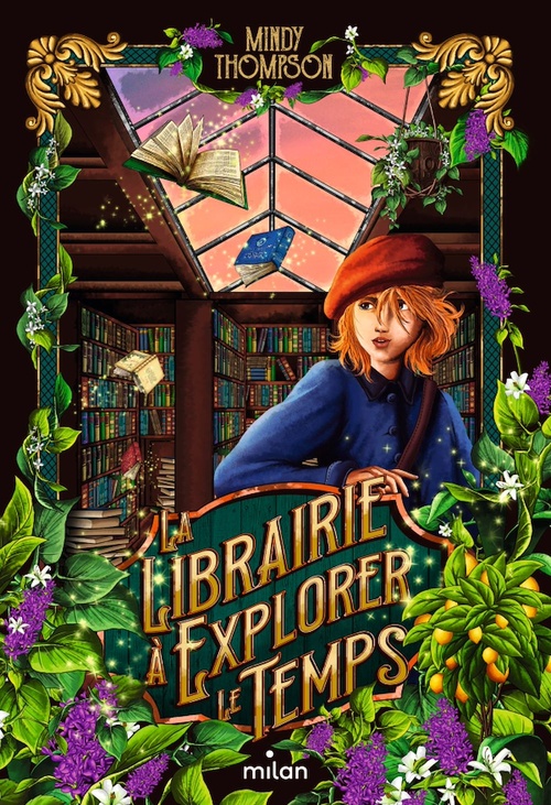 ebook cover of La librairie à explorer le temps, by Mindy Thompson