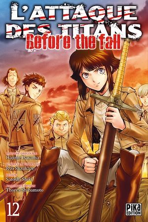 Couverture ebook de L'Attaque des Titans - Before the Fall T12, de Ryô Suzukaze, Satoshi Shiki