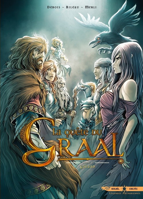 ebook cover of La Quête du graal T05 - Galaad, by François Debois