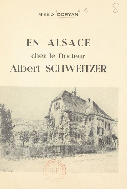 Couverture ebook de En Alsace, chez le docteur Albert Schweitzer, de Mireio Doryan