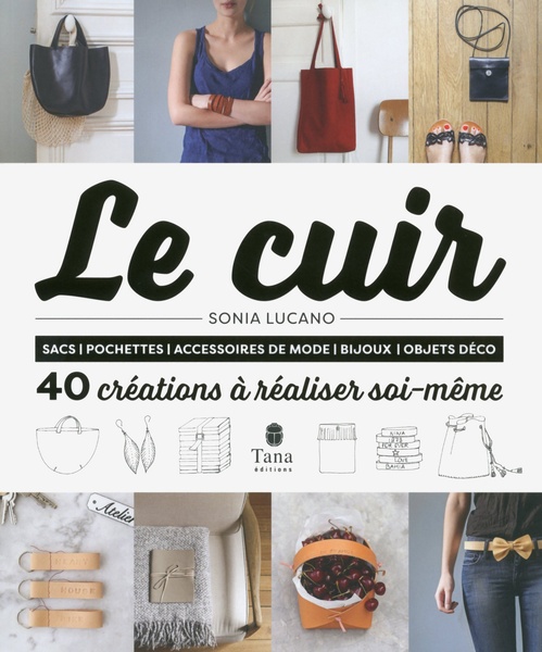 Couverture ebook de Mes créations en cuir, de Sonia Lucano