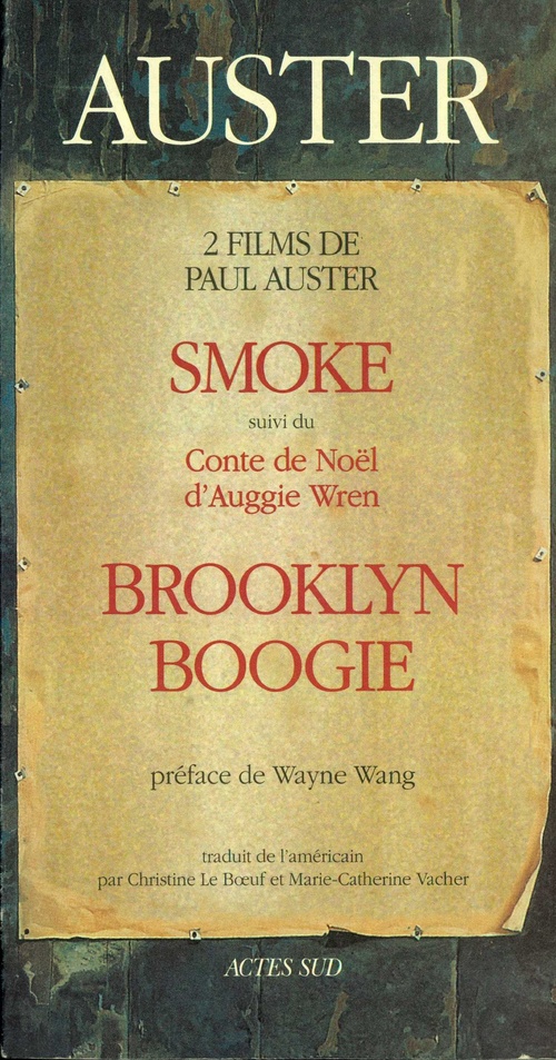 Couverture ebook de Smoke, suivi du conte de Noel d'Augie Wren et Brooklyn boogie, de Paul Auster