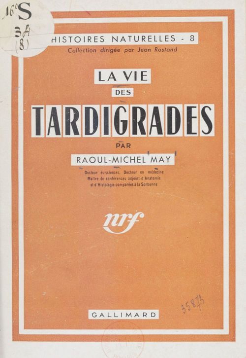 Couverture ebook de La vie des tardigrades (8), de May Raoul-Michel