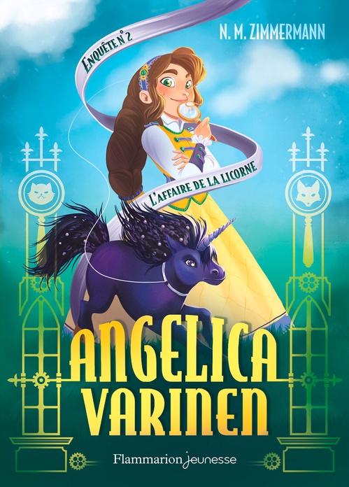 ebook cover of Angelica Varinen (Enquête N°2) - L'affaire de la licorne, by N. M. Zimmermann