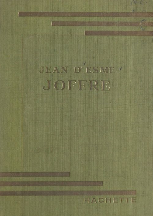 ebook cover of Joffre, by Jean d' Esme