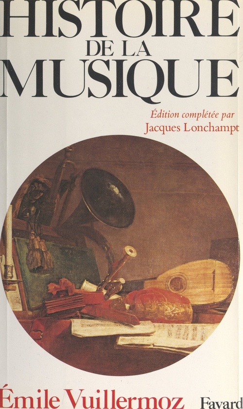 Couverture ebook de Histoire de la musique, de Emile Vuillermoz