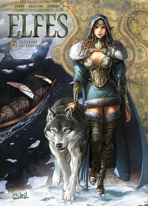 ebook cover of Elfes T07 - Le Crystal des Elfes sylvains, by Nicolas Jarry