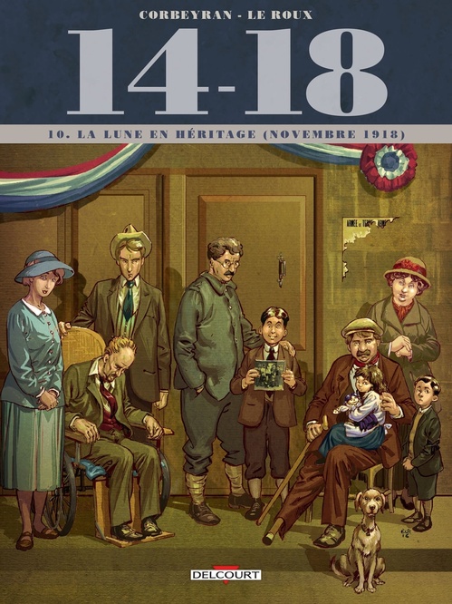 Couverture ebook de 14 - 18 T10 - La Lune en héritage (novembre 1918), de Eric Corbeyran