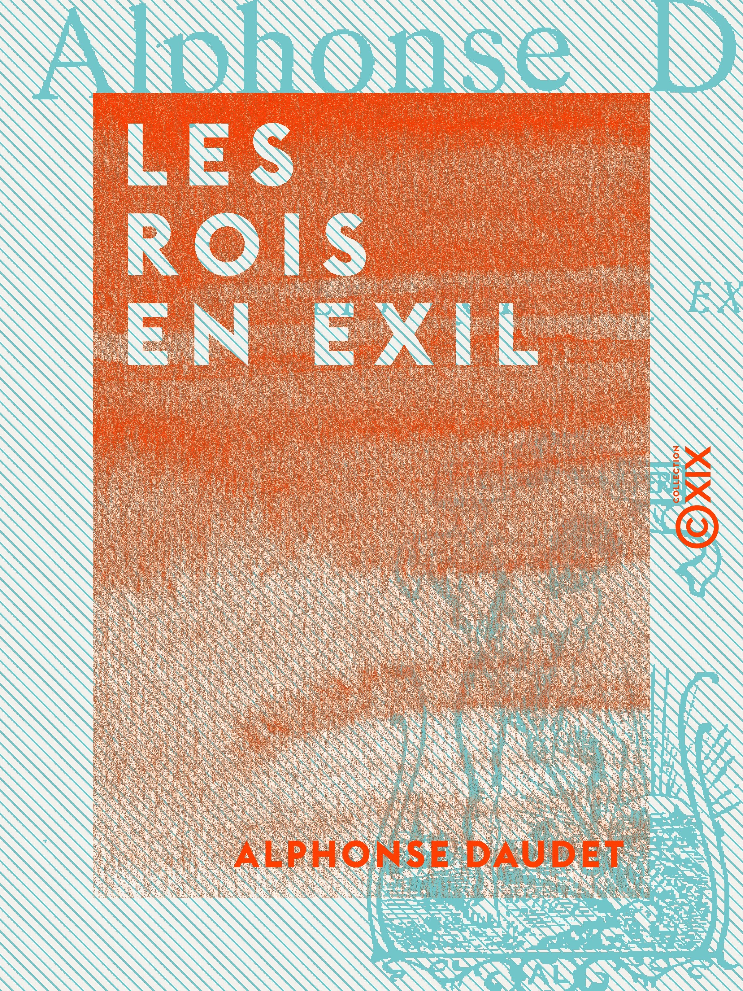 ebook cover of Les Rois en exil, by Alphonse Daudet