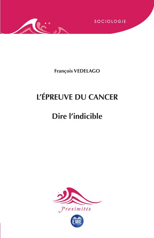 Couverture ebook de L'épreuve du cancer, de François Vedelago