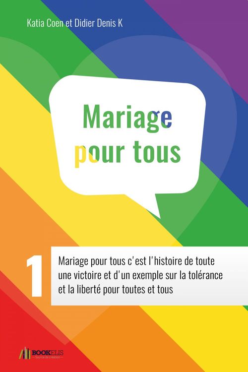 Couverture ebook de GUIDE MARIAGE POUR TOUS 1, de Katia Coen