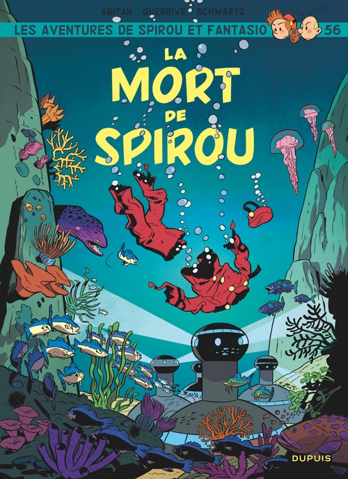 Couverture ebook de Spirou et Fantasio - Tome 56 - La mort de Spirou, de Sophie Guerrive