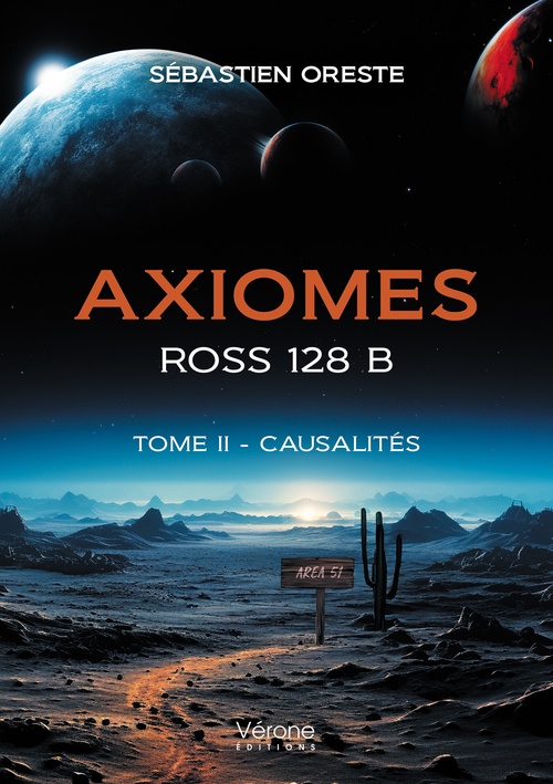 Couverture ebook de Axiomes - ROSS 128 B - Tome II, de Oreste Sébastien