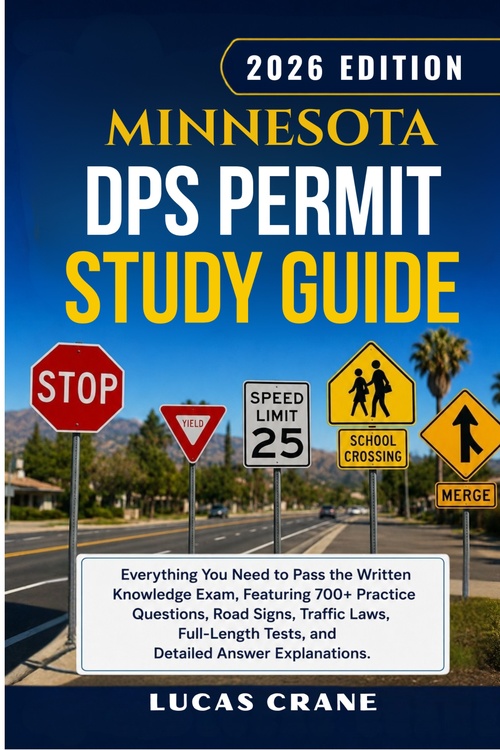 ebook cover of MINNESOTA DPS Permit Study Guide- 2026 EDITION, by Lucas Crane