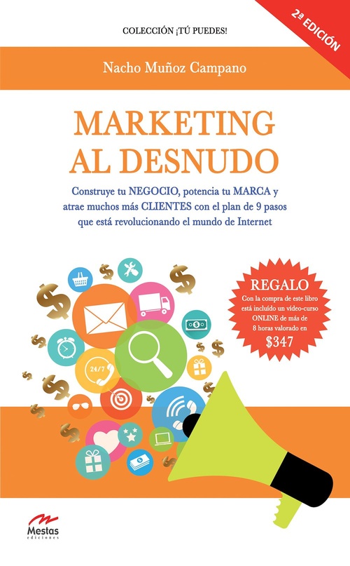 Couverture ebook de Marketing al desnudo, de Nacho Munoz Campano