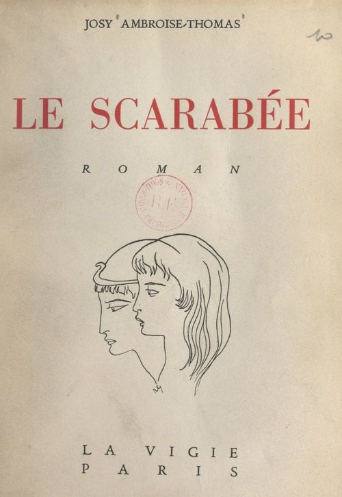 Couverture ebook de Le scarabée, de Josy Ambroise-Thomas