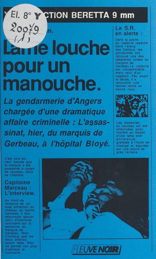 Couverture ebook de Lame louche pour un Manouche, de Christian/H