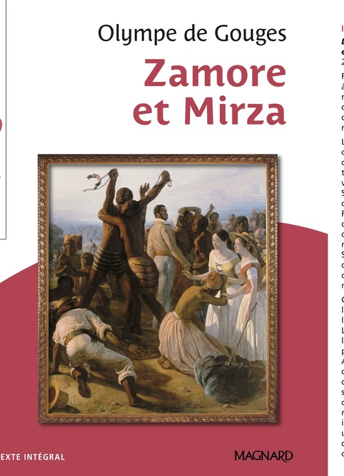 Couverture ebook de Zamore et Mirza - Classiques et Patrimoine, de Olympe de Gouges