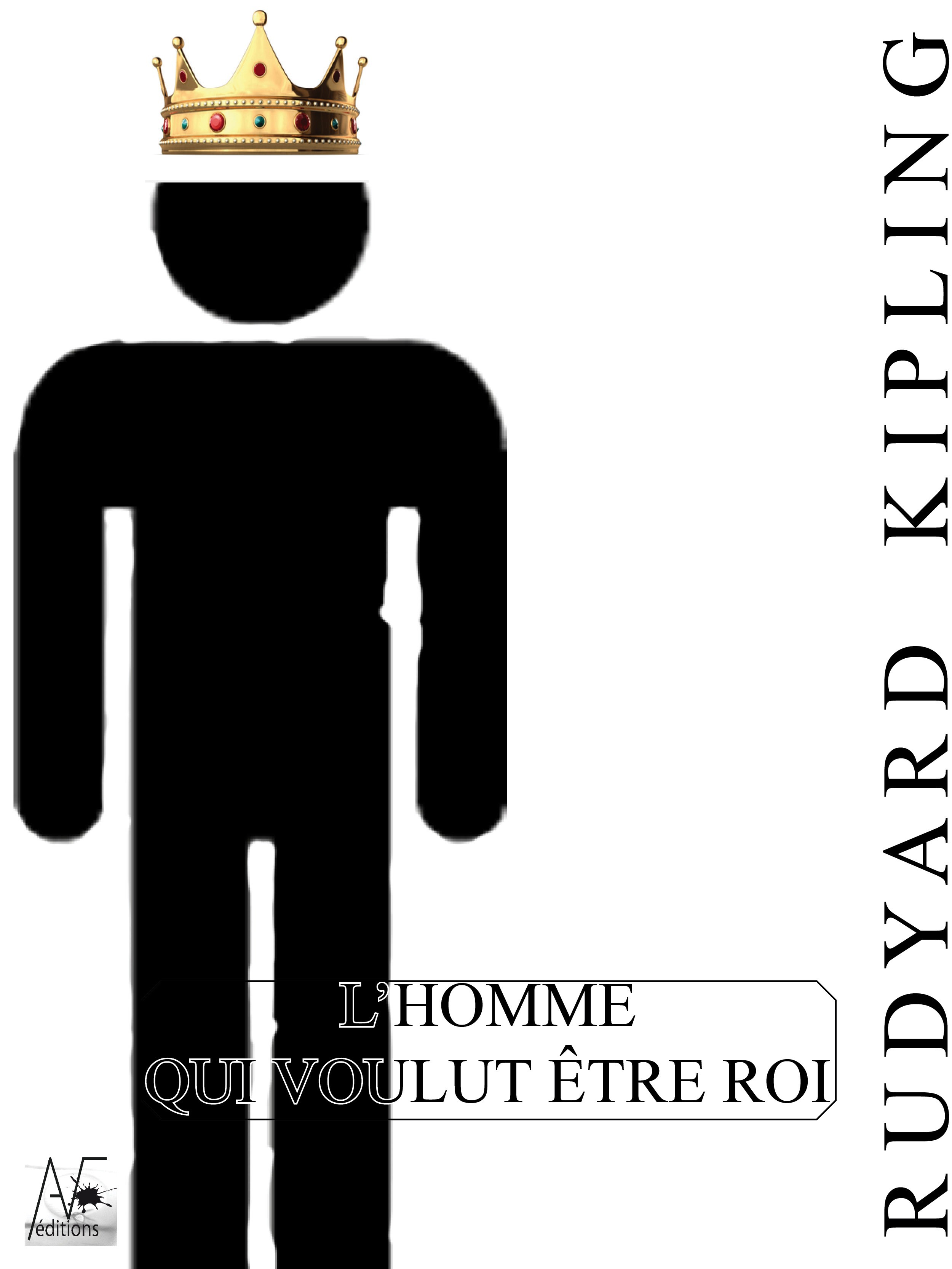 ebook cover of L'homme qui voulut être roi, by Rudyard Kipling