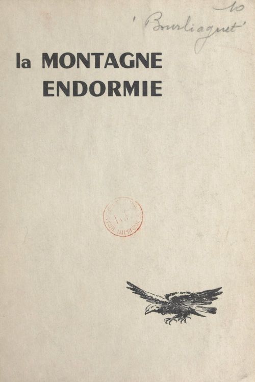 Couverture ebook de La montagne endormie, de Leonce Bourliaguet