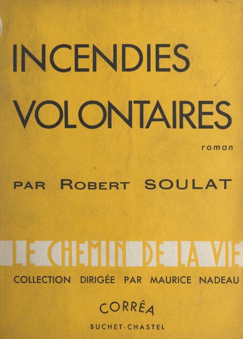 ebook cover of Incendies volontaires, by Robert Soulat