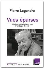 ebook cover of Vues éparses. Entretiens radiophoniques avec Philippe Petit, by Philippe Petit, Pierre Legendre