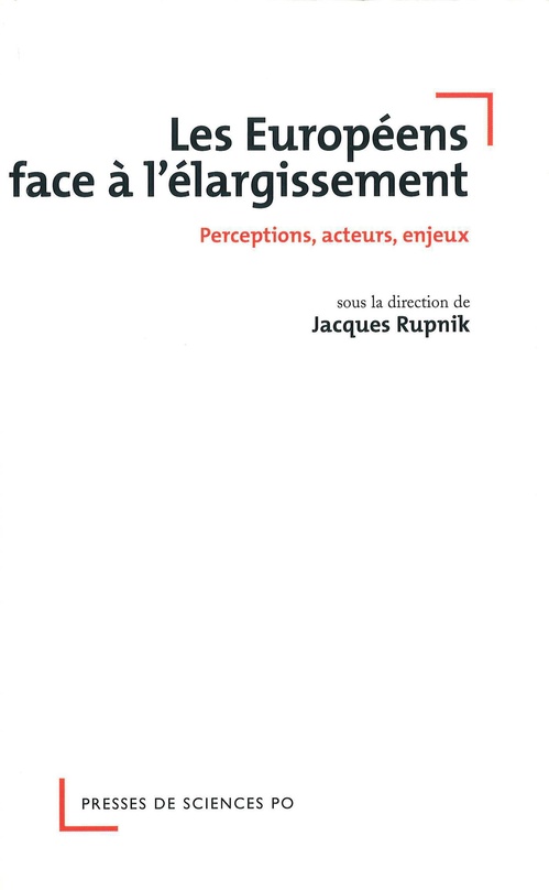 Couverture ebook de Les Européens face à l'élargissement, de Jacques Rupnik