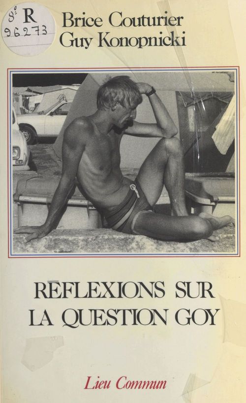 ebook cover of Réflexions sur la question goy, by Brice Couturier, Guy Konopnicki