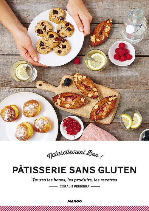 Couverture ebook de Pâtisserie sans gluten, de Coralie Ferreira