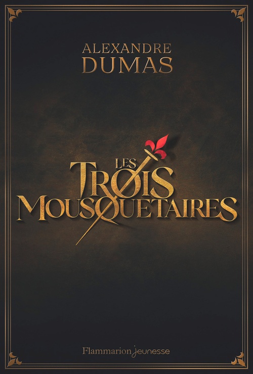 ebook cover of Les Trois Mousquetaires, by Alexandre Dumas, Michel Laporte