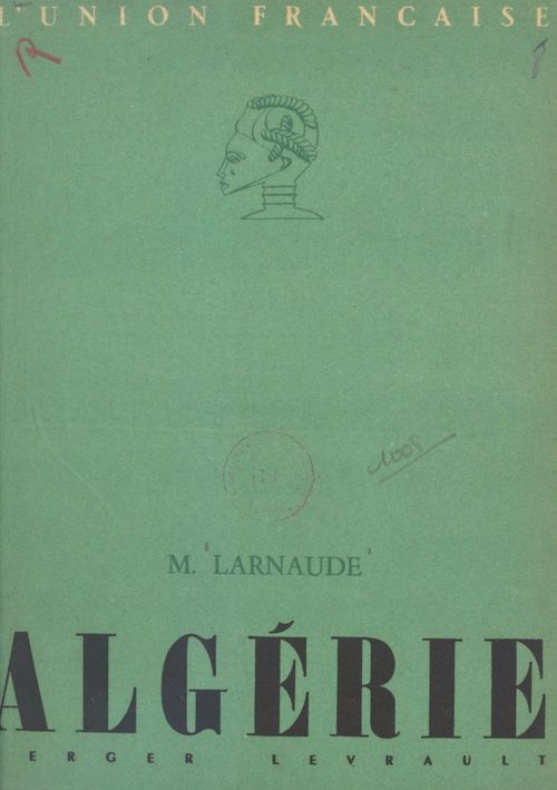 ebook cover of Algérie, by Marcel Larnaude